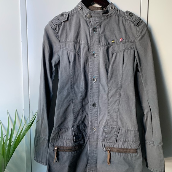 VINTAGE// DIESEL MILITARY JACKET - Picture 5 of 7